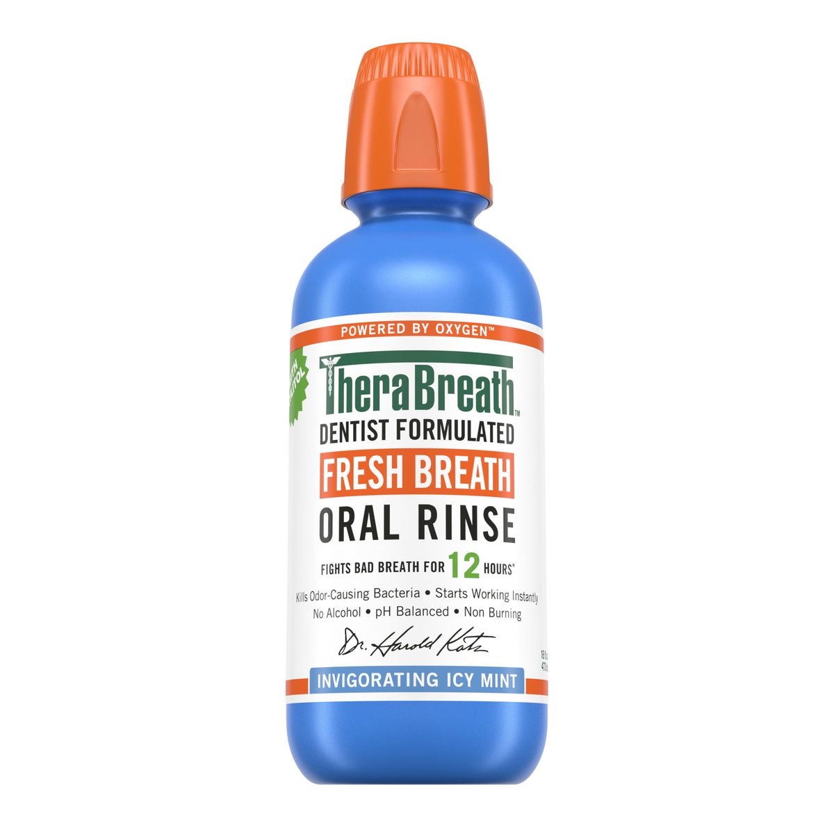 Thera Breath ORAL RINSE Invigorating Icy mint